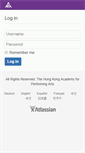 Mobile Screenshot of intranet.hkapa.edu